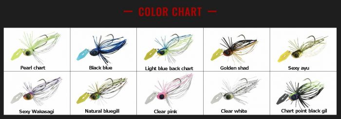 7 colors JACKALL BROS TINY FRY 50 SP
