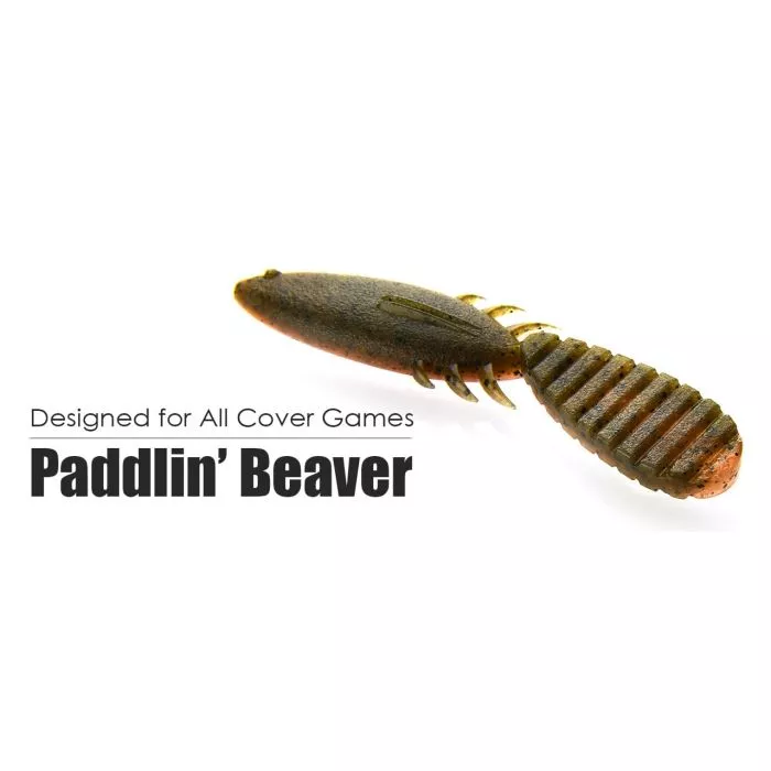 Keitech 3.5 Paddlin Beaver - Electric Bluegill