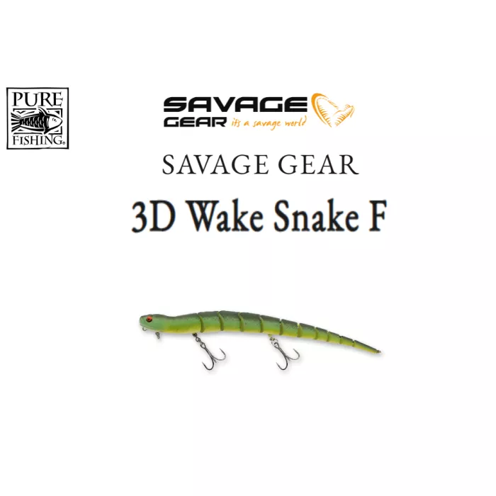 PURE FISHING SAVAGE GEAR 3D Wake Snake F 8inch