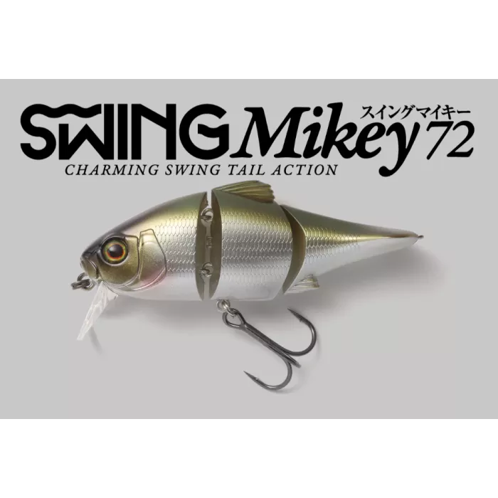2 JACKALL Mikey Jr Golden Shiner 3.8 Topwater Wake Fishing Lure Jmikejr-gs  for sale online
