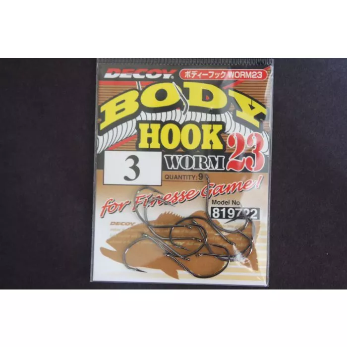 Decoy Body Hook Worm 23 #3