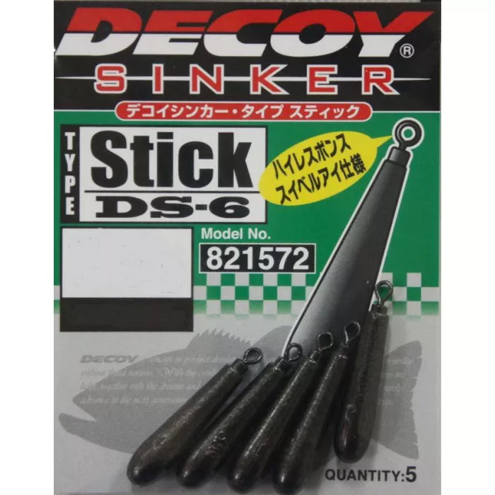 DECOY SINKER Stick DS-6 #1.8g(1/16oz)