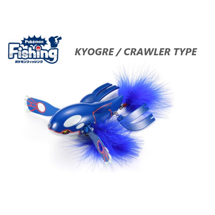 Lot Leurre de Pêche Pokemon Type Crawler Kyogre Japon Rare De