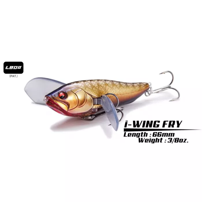 7460 Megabass I-Wing Fry Floating Lure GP Shirauo 