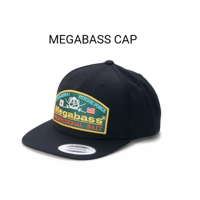 Megabass Brush Trucker Hat Black/White