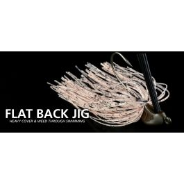 Leurre Deps Flat Back Jig Rubber 3/16 Oz, Couleur 50, Neuf