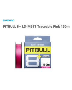 SHIMANO PITBULL 8+ LD-M51T Traceable Pink 150m