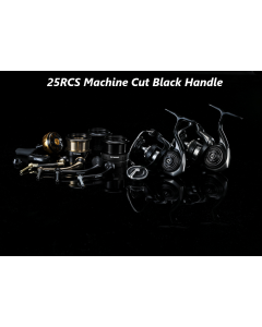 DAIWA 25RCS Machine Cut Black Handle