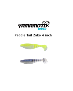 YAMAMOTO BAITS Paddle Tail Zako 4 inch
