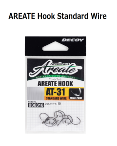 Decoy AREATE Hook Standard Wire AT-31