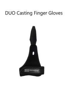 DUO Casting Finger Gloves