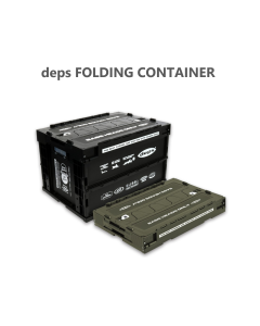 DEPS FOLDING CONTAINER
