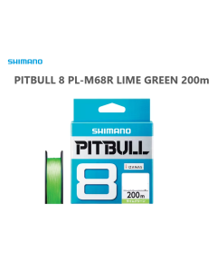 SHIMANO PITBULL 8 PL-M68R LIME GREEN 200m