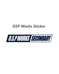 O.S.P Works Sticker
